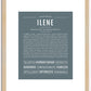 Ilene | Name Art Print