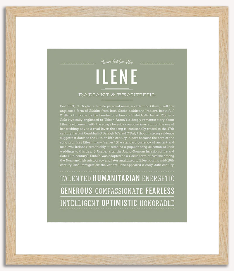 Ilene | Name Art Print