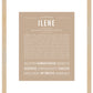 Ilene | Name Art Print