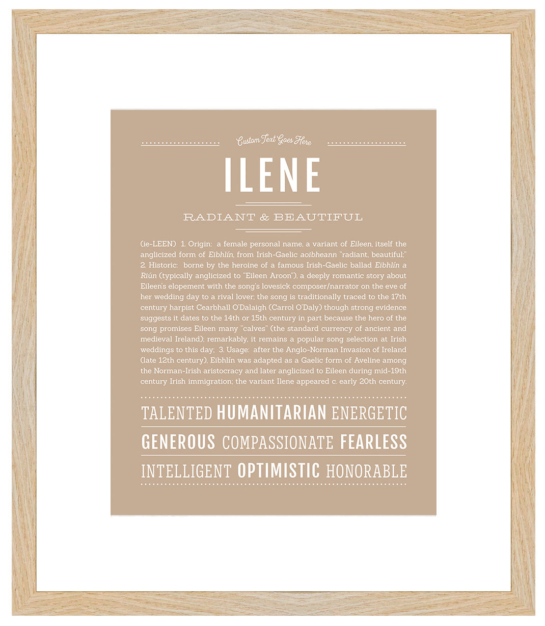 Ilene | Name Art Print