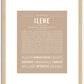 Ilene | Name Art Print