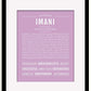 Frame Options | Lilac | Black Frame, Matted