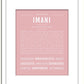 Frame Options | Dusty Rose | White Frame, Matted