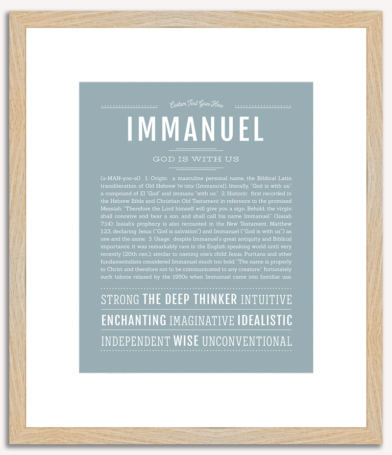 Immanuel | Name Art Print