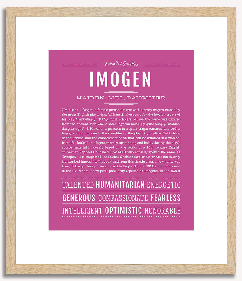 Imogen | Name Art Print