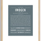 Imogen | Name Art Print