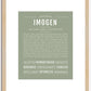 Imogen | Name Art Print