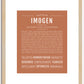 Imogen | Name Art Print