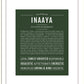 Inaaya | Name Art Print