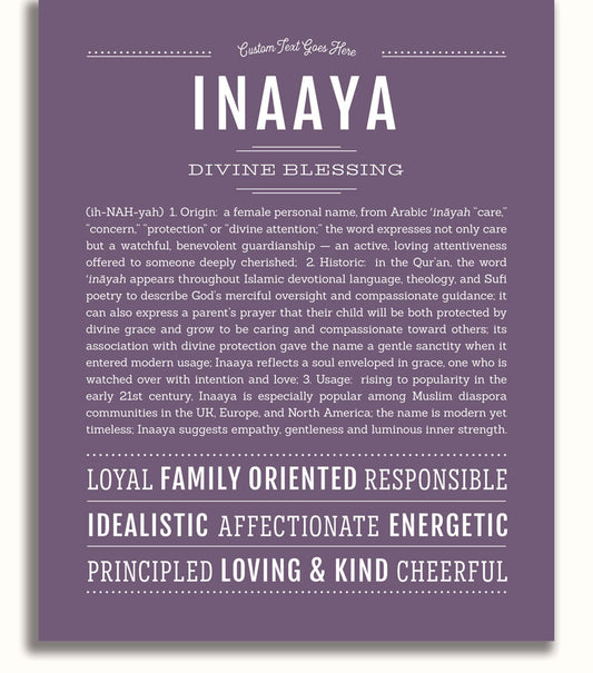 Frame Options | Deep Purple | White Frame, Matted