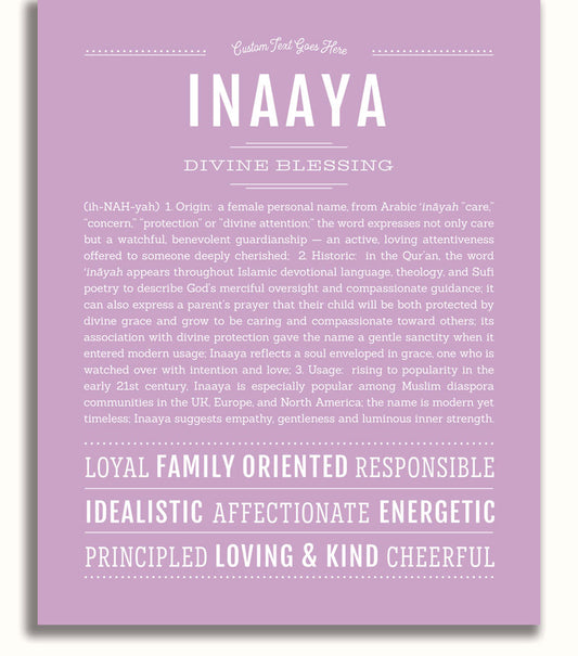 Frame Options | Lilac | White Frame, Matted