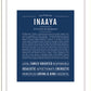 Inaaya | Name Art Print