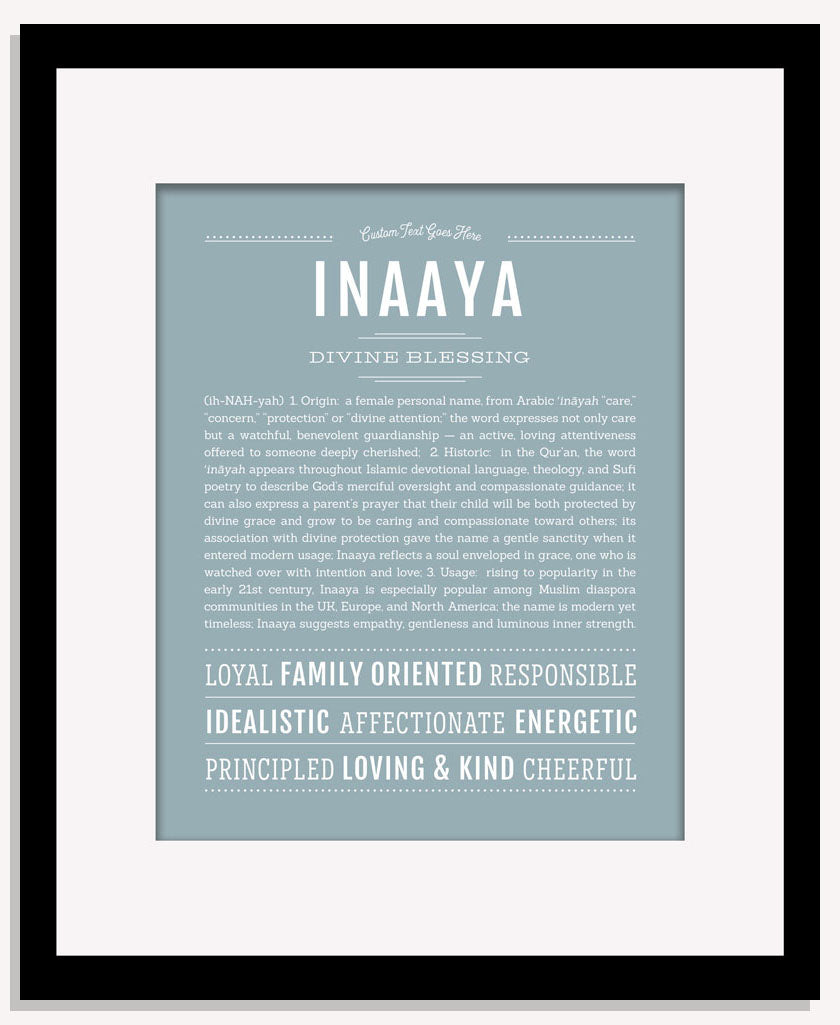Inaaya | Name Art Print