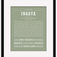 Inaaya | Name Art Print