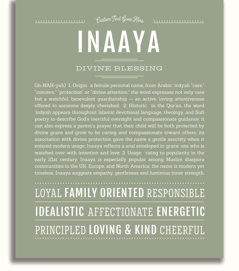 Frame Options | Sage | White Frame, Matted