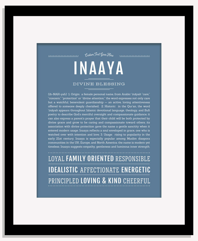 Inaaya | Name Art Print