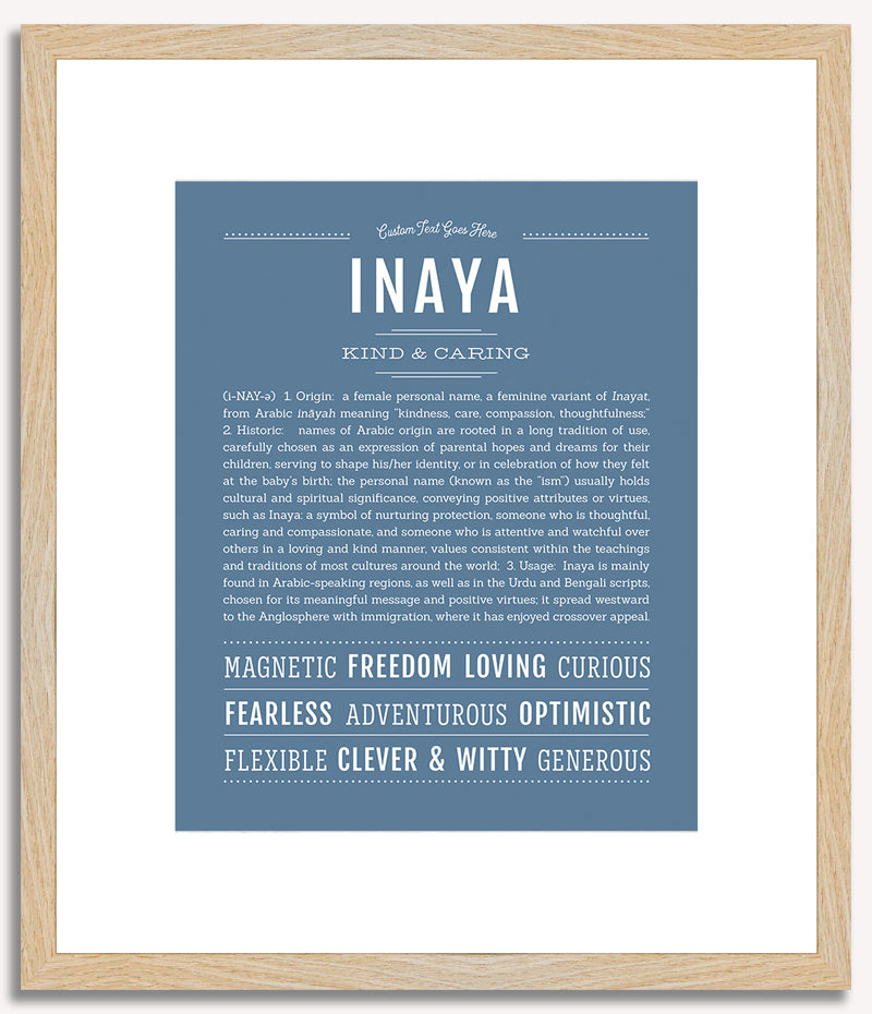 Inaya | Name Art Print