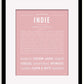 Frame Options | Dusty Rose | Black Frame, Matted