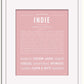 Frame Options | Dusty Rose | White Frame, Matted