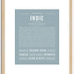 Indie | Name Art Print