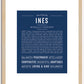 Ines | Name Art Print