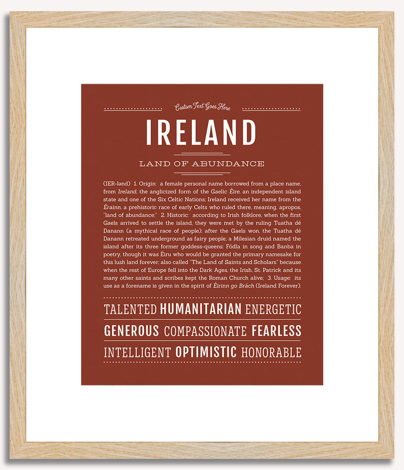 Ireland | Name Art Print