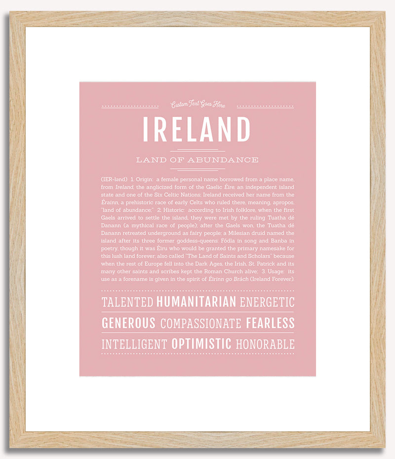 Ireland | Name Art Print