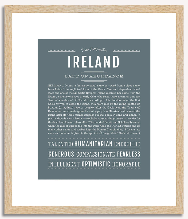 Ireland | Name Art Print