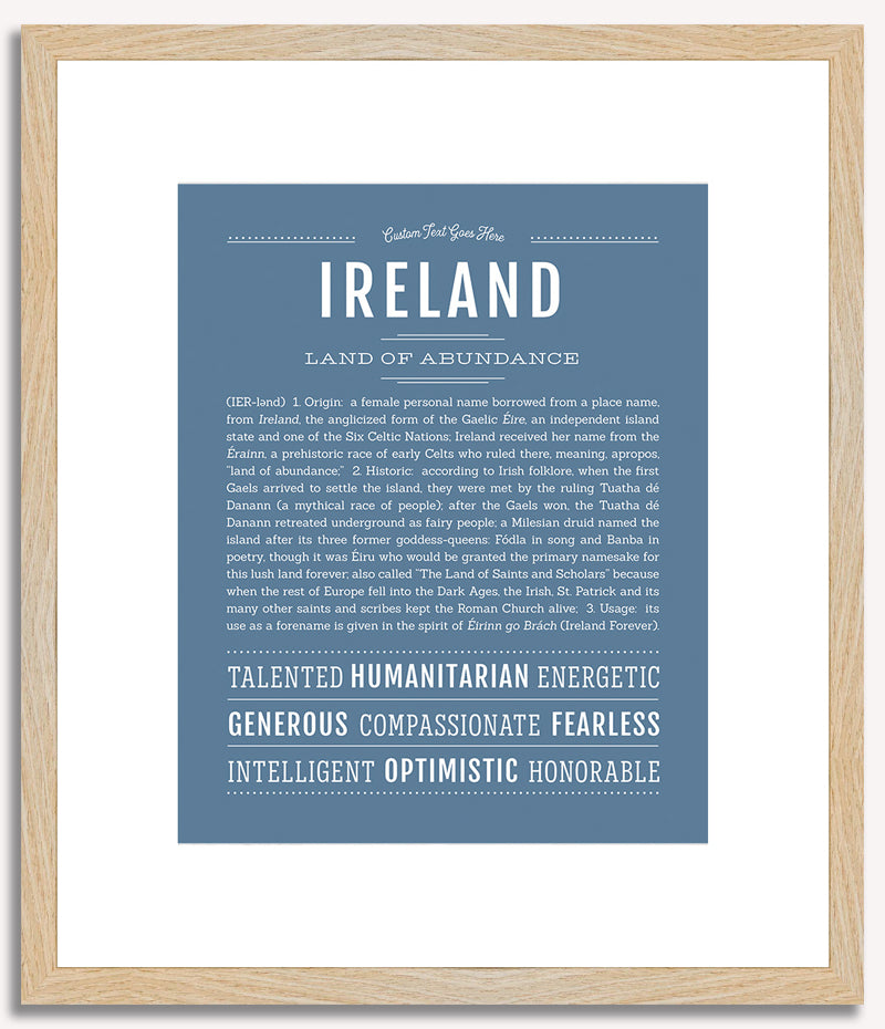 Ireland | Name Art Print