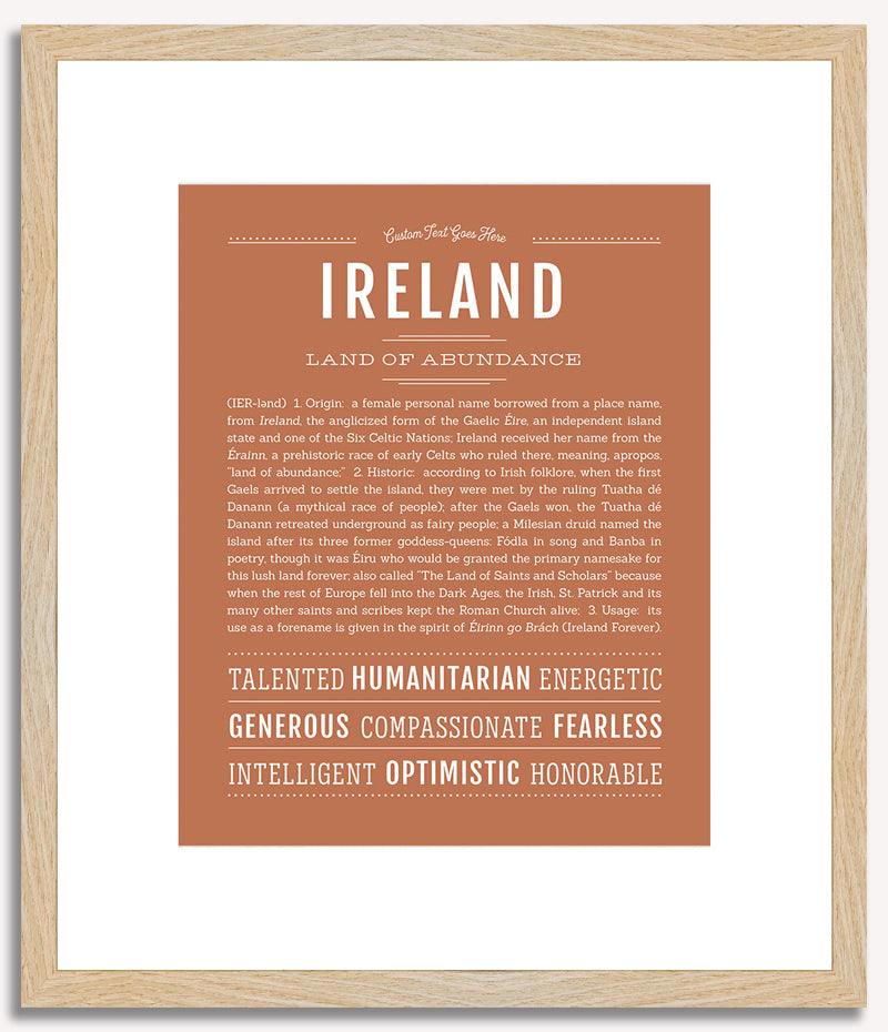 Ireland | Name Art Print