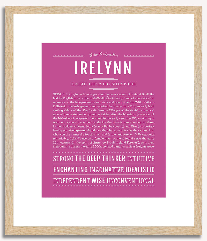 Irelynn | Name Art Print