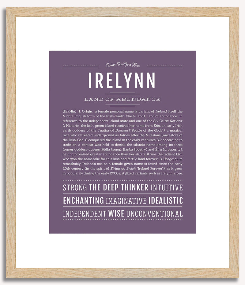 Irelynn | Name Art Print