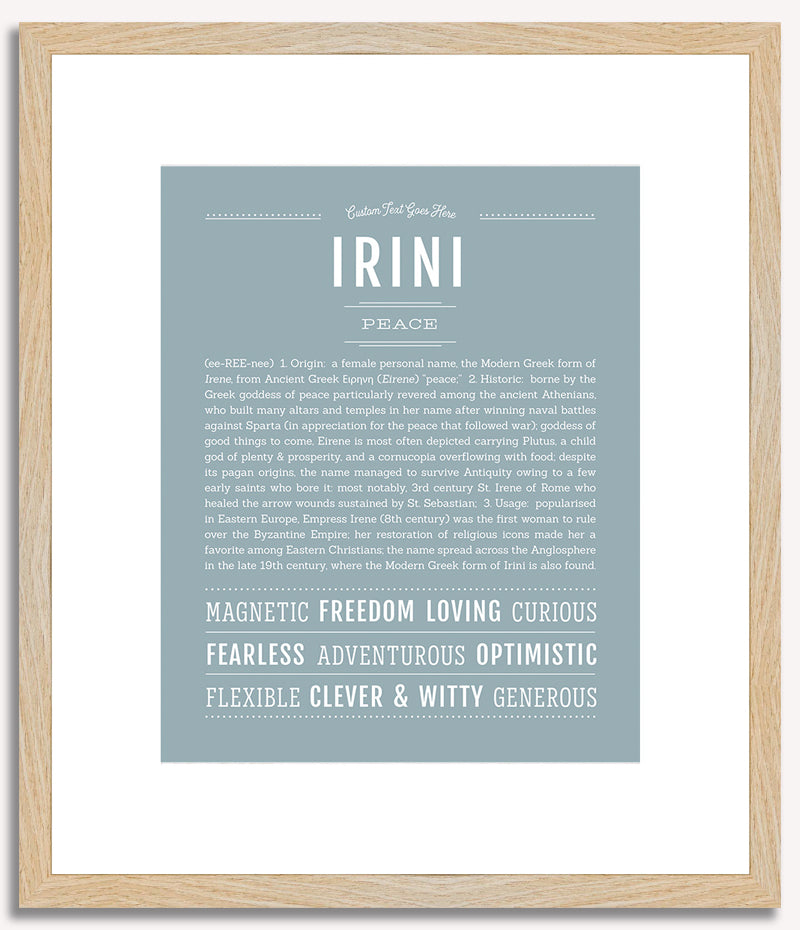 Irini | Name Art Print