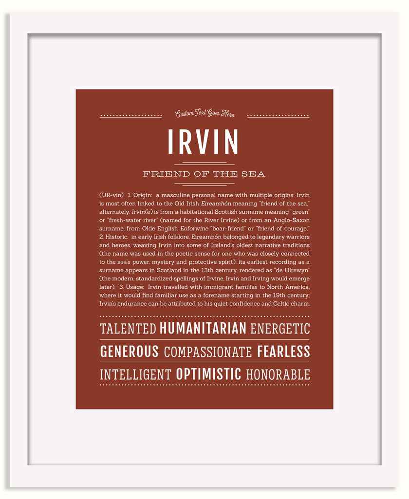 Frame Options | Bordeaux | White Frame, Matted