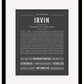 Frame Options | Charcoal Gray | Black Frame, Matted
