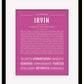 Frame Options | Dark Pink | Black Frame, Matted