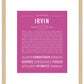 Frame Options | Dark Pink | Maple Frame, Matted