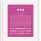 Frame Options | Dark Pink | White Frame, Matted