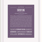 Frame Options | Deep Purple | White Frame, Matted