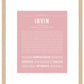 Frame Options | Dusty Rose | Maple Frame, Matted