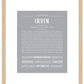 Frame Options | Light Gray | Maple Frame, Matted