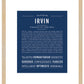 Frame Options | Midnight Blue | Maple Frame, Matted