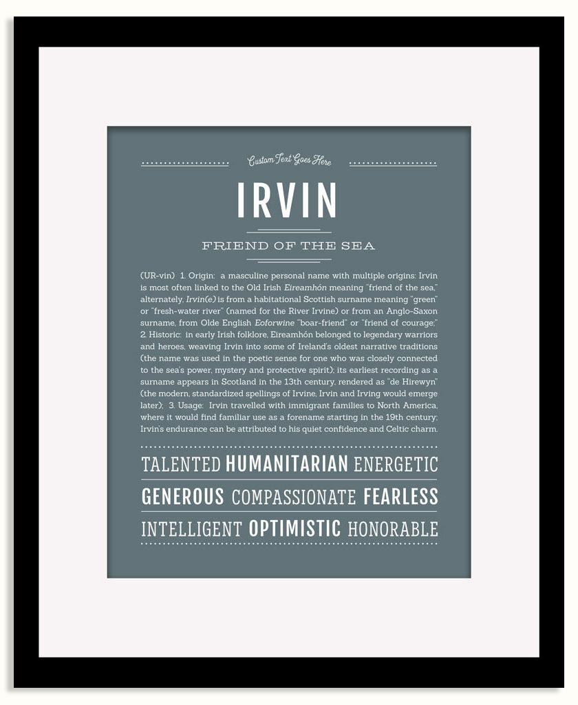 Frame Options | Night Rendezvous | Black Frame, Matted