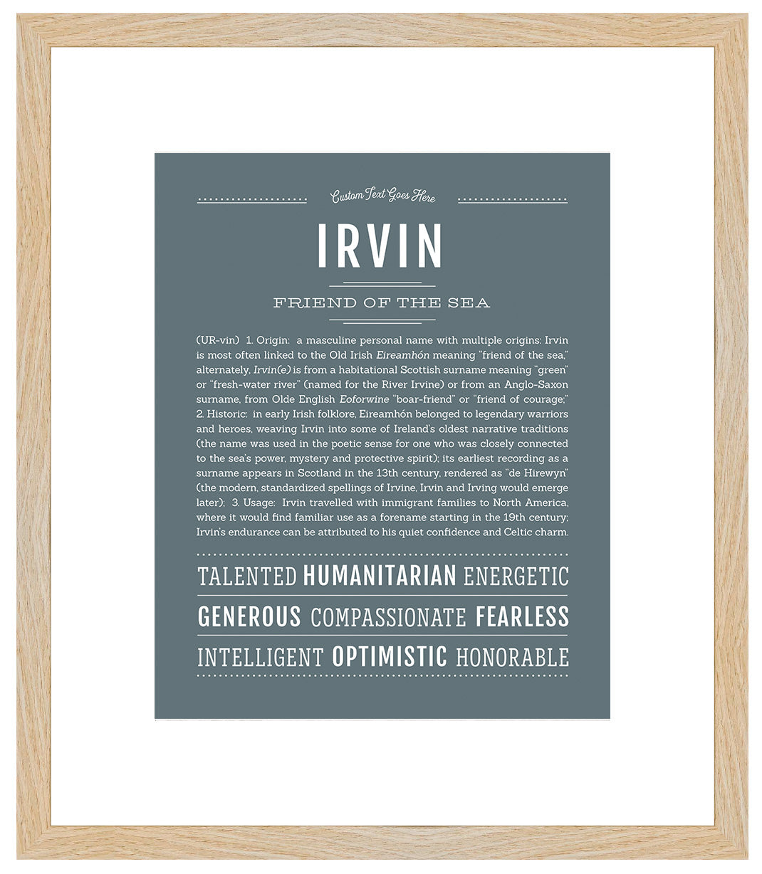 Frame Options | Night Rendezvous | Maple Frame, Matted