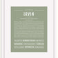Frame Options | Sage | White Frame, Matted