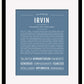 Frame Options | Steele Blue | Black Frame, Matted