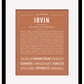 Frame Options | Terra Cotta | Black Frame, Matted