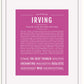 Frame Options | Dark Pink | White Frame, Matted