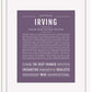 Frame Options | Deep Purple | White Frame, Matted
