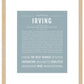 Frame Options | Powder Blue | Maple Frame, Matted